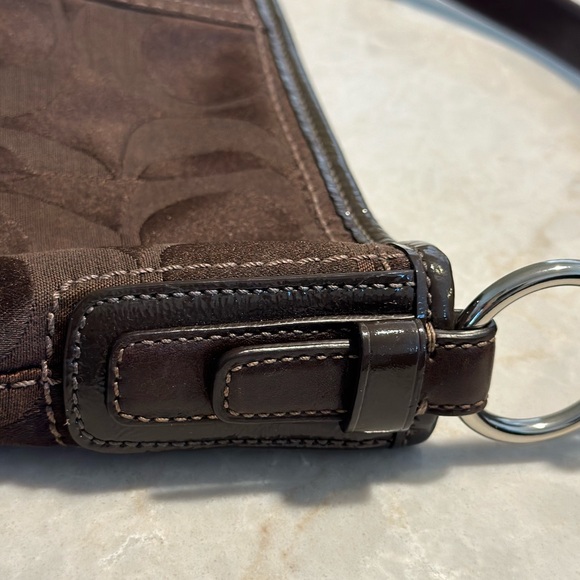 Coach Hobo Shoulder Bag Soho Brown Signature - Picture 5 of 7